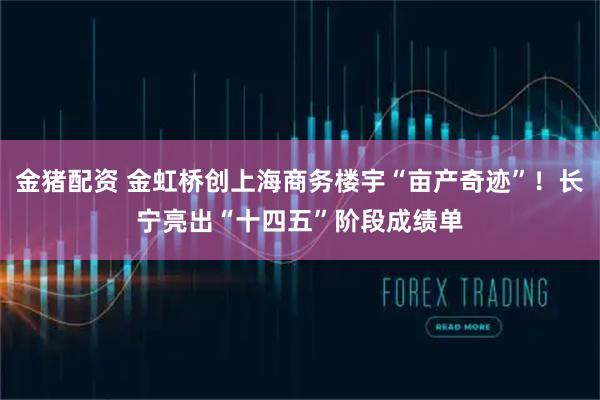 金猪配资 金虹桥创上海商务楼宇“亩产奇迹”！长宁亮出“十四五”阶段成绩单
