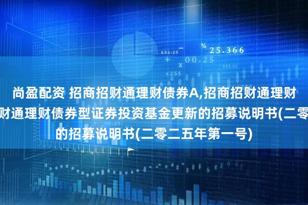 尚盈配资 招商招财通理财债券A,招商招财通理财债券C: 招商招财通理财债券型证券投资基金更新的招募说明书(二零二五年第一号)