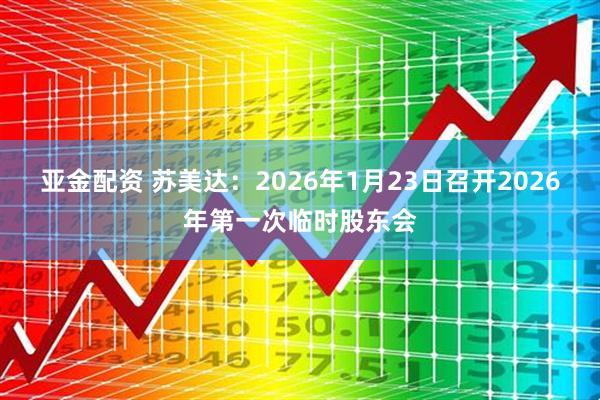 亚金配资 苏美达：2026年1月23日召开2026年第一次临时股东会