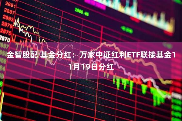 金智股配 基金分红：万家中证红利ETF联接基金11月19日分红